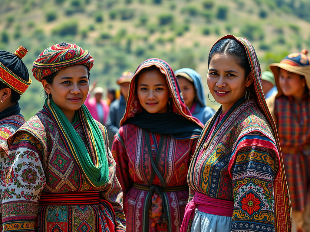 Traveler wearing traditional cultural clothing during a local experience